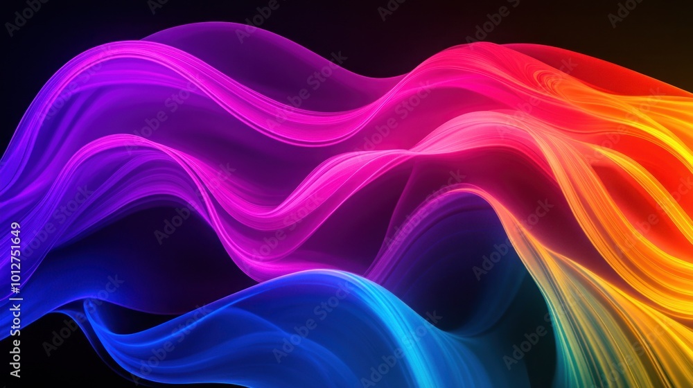 Abstract Colorful Waves Abstract Colorful Waves