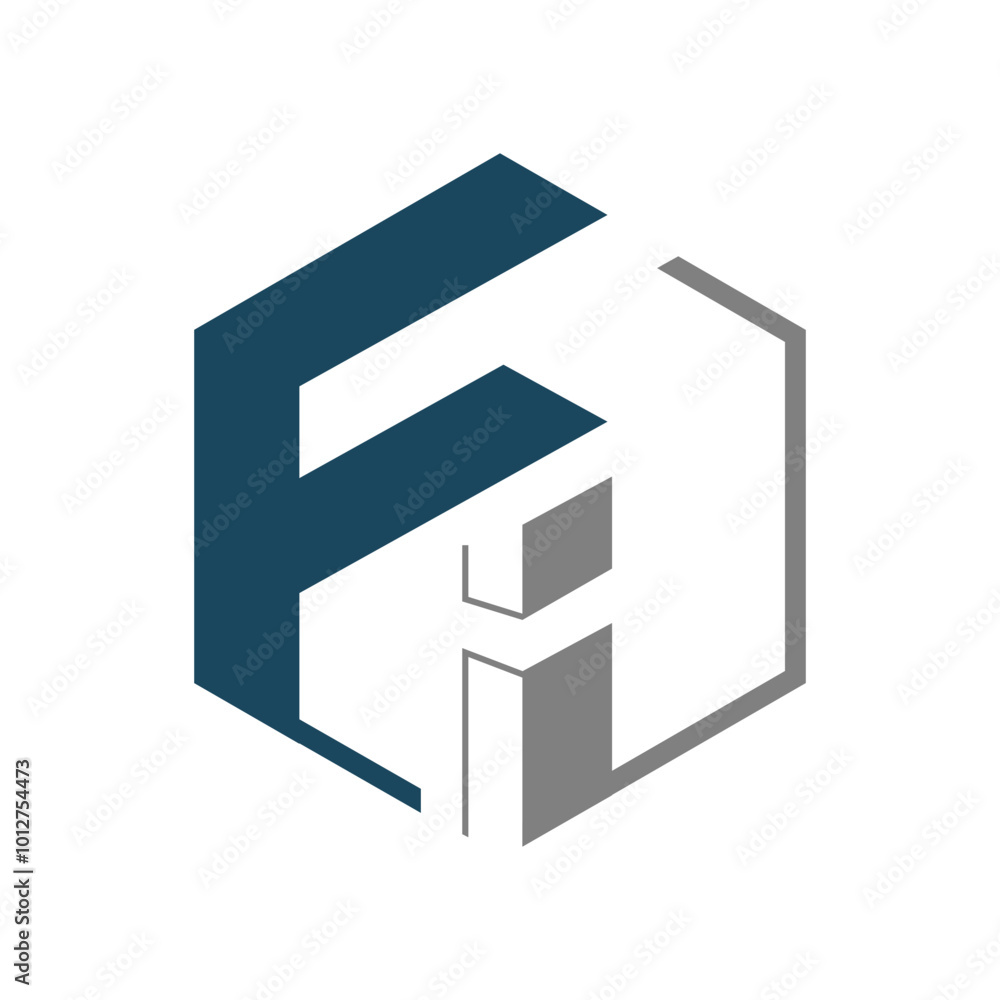 line hexagonal initial F Letter logo design vector graphic concept illustrations line hexagonal initial F Letter logo design vector graphic concept illustrations