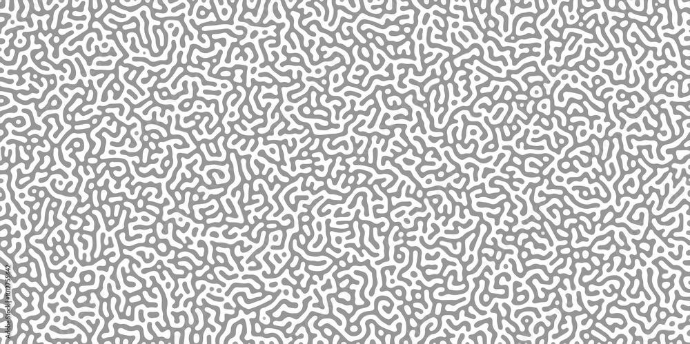 Abstract Reaction-diffusion or Turing pattern natural texture in coral grey gradient colour scheme. Linear design with biological shapes. Organic lines in memphis. abstract turing organic wallpaper.
Abstract Reaction-diffusion or Turing pattern natural texture in coral grey gradient colour scheme. Linear design with biological shapes. Organic lines in memphis. abstract turing organic wallpaper.