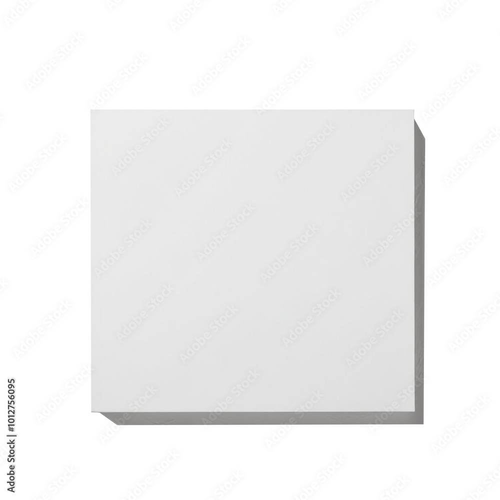 White Paper Isolated on Transparent Background White Paper Isolated on Transparent Background