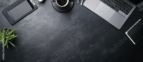 Minimalist Flat Lay of a Modern Workspace