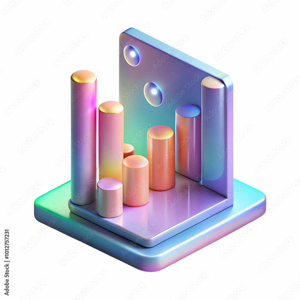 Soft Abstract Background with Holographic Floating Bar Graphs for Data Analysis - Medium Shot Ideal for Corporate Marketing and Financial Planning, Ample White Space for Copy Soft Abstract Background with Holographic Floating Bar Graphs for Data Analysis - Medium Shot Ideal for Corporate Marketing and Financial Planning, Ample White Space for Copy