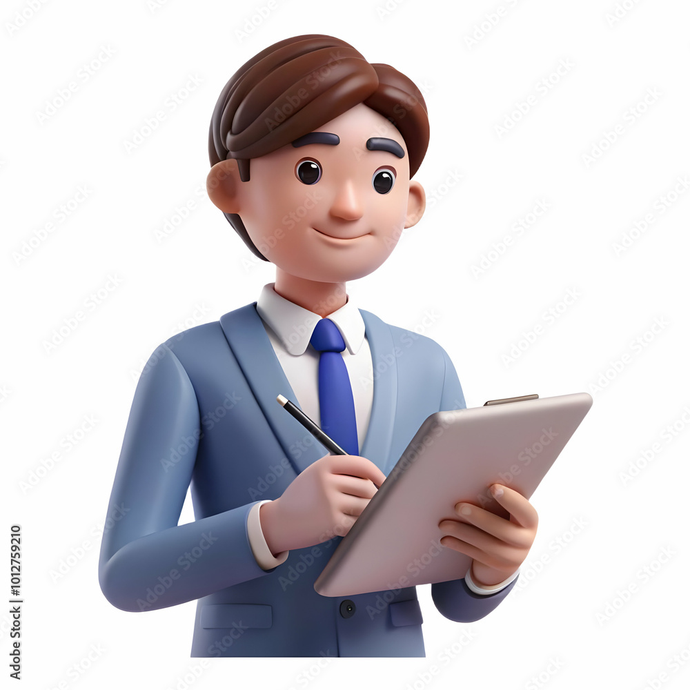 Candid Shot of Marketer Taking Notes During Seminar: Focused Learning in Photo Stock Concept, Isolated on White Background Candid Shot of Marketer Taking Notes During Seminar: Focused Learning in Photo Stock Concept, Isolated on White Background