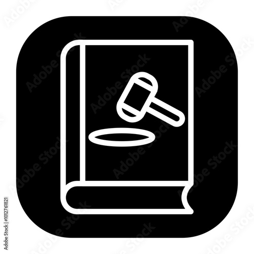 Law Book Vector Icons