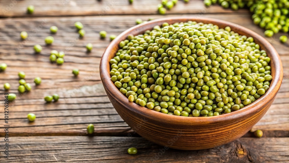 Fresh Mung bean seeds ready for sprouting and cooking Fresh Mung bean seeds ready for sprouting and cooking