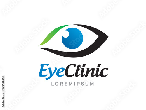 Eye logo symbol or icon template