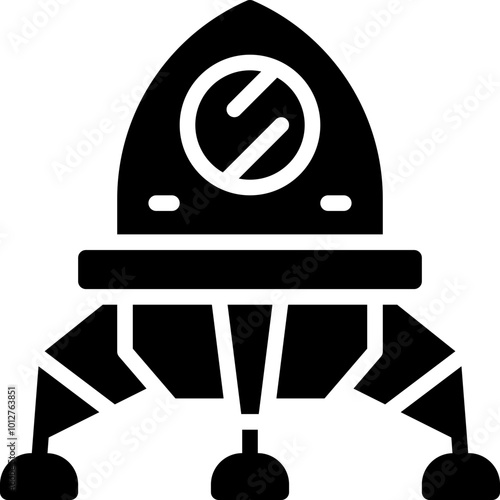 Moon lander icon