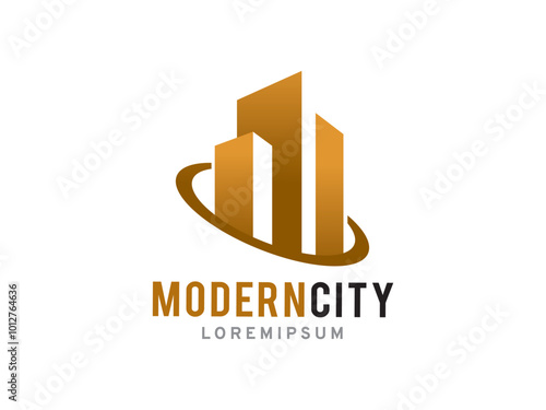 City logo symbol or icon template