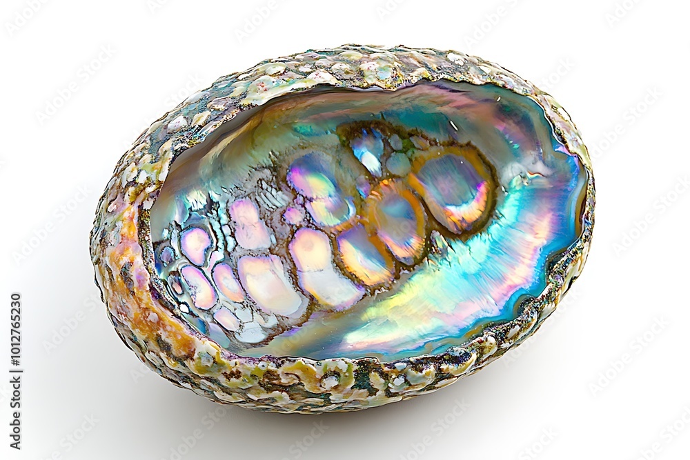 abalone shell inside with clipping path abalone shell inside with clipping path
