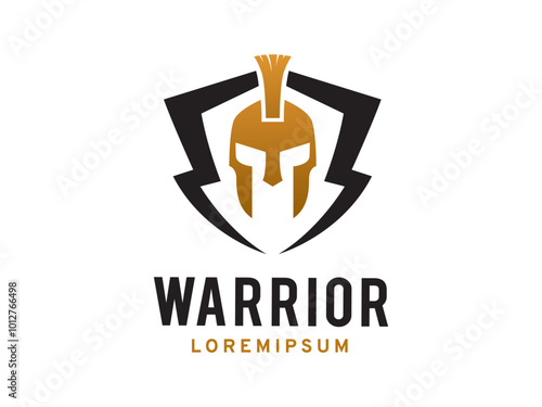 Fotografi Warrior logo symbol or icon template