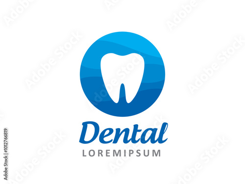 Dental logo symbol or icon template