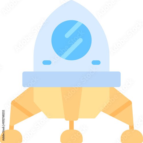 Moon lander icon