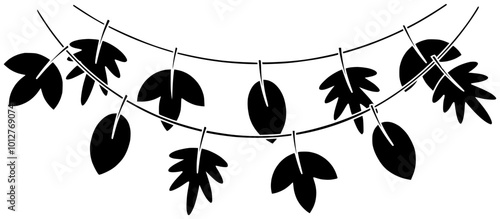 thanksgiving illustration autumn silhouette fall logo maple icon october outline thankful grateful flowers leaves leaf pumpkin nature harvest foliage shape kids vector graphic background