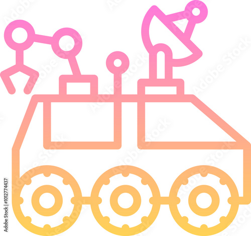 Moon rover icon