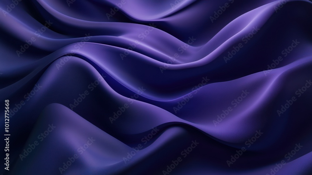 Obraz premium Abstract Purple Draped Fabric