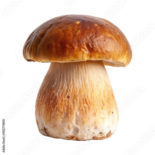 boletus edulis isolated on white background