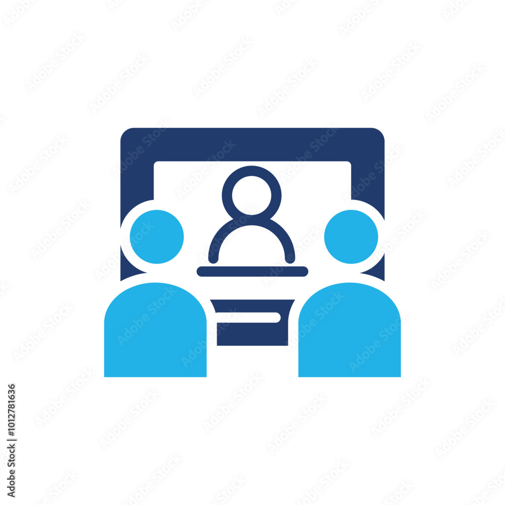 webinar solid icon vector design good for web or mobile app webinar solid icon vector design good for web or mobile app