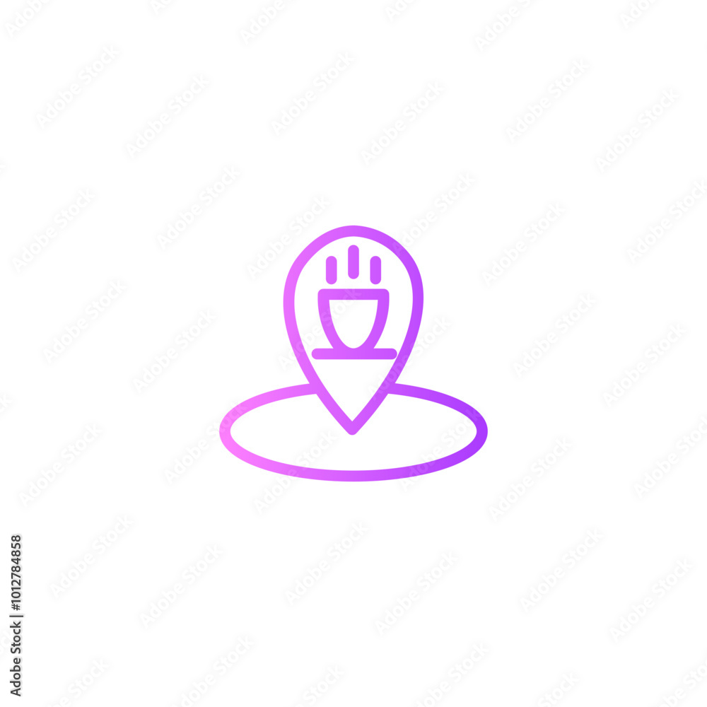 location gradient icon location gradient icon