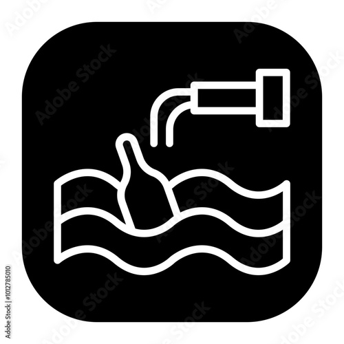 Water Pollution Vector Icons