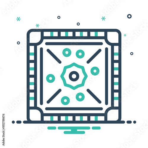 Mix icon for board game