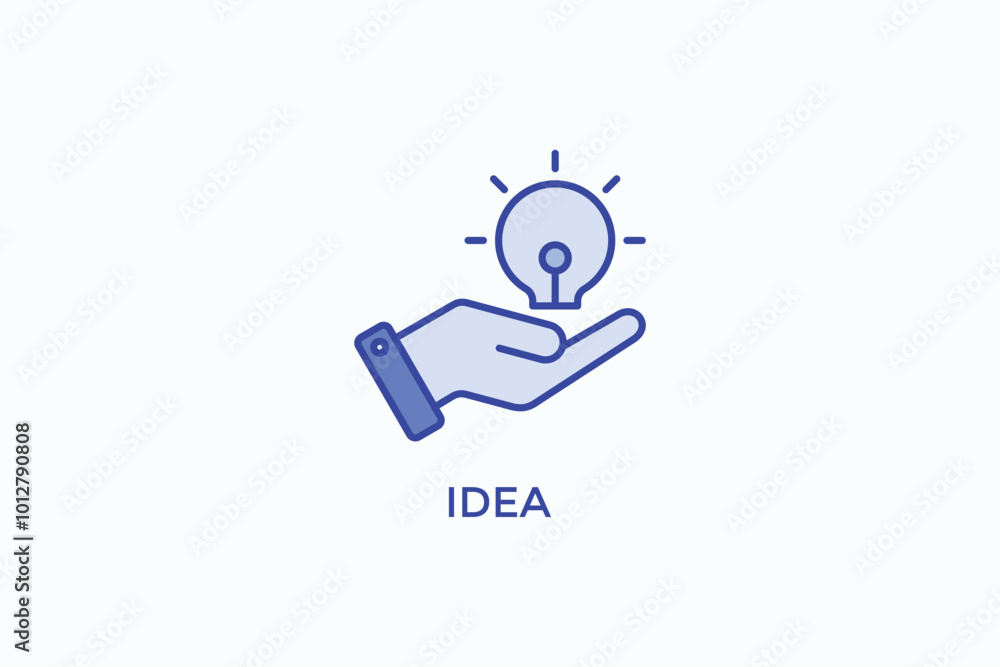 Idea Vector Icon Or Logo Illustration Idea Vector Icon Or Logo Illustration