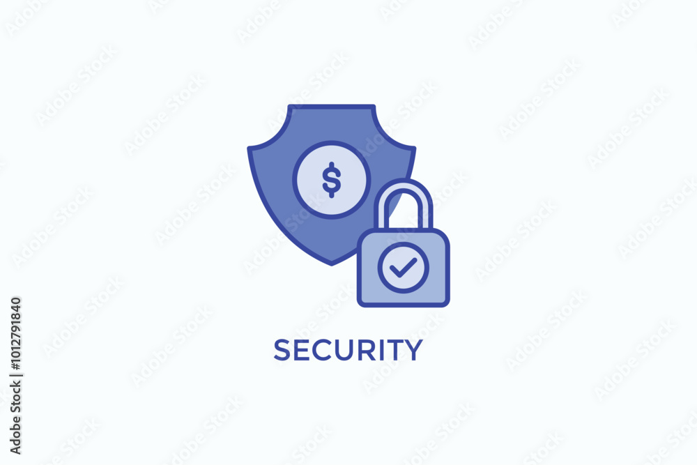 Security Vector Icon Or Logo Illustration Security Vector Icon Or Logo Illustration