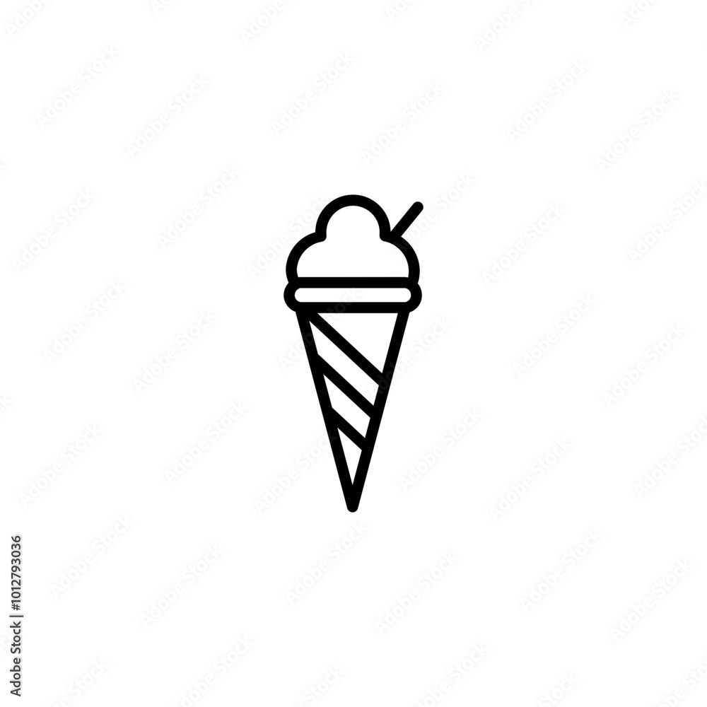 ice creams line icon ice creams line icon