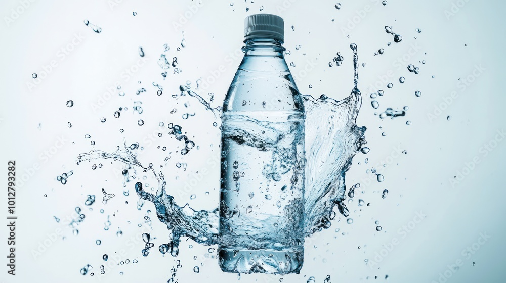 Water Bottle Splash Water Bottle Splash