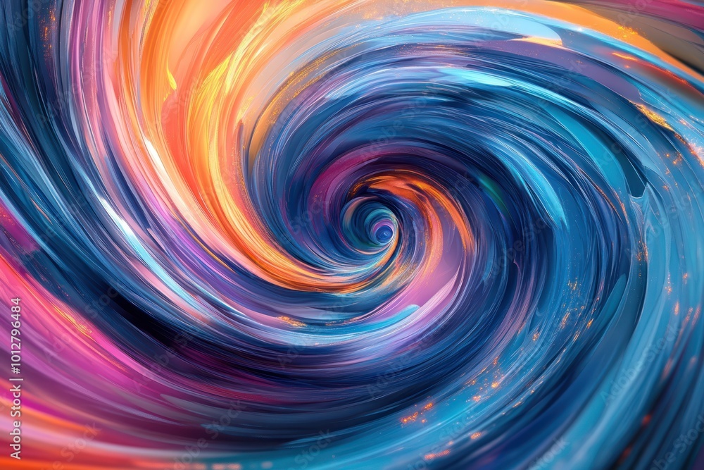Abstract Swirling Colors Abstract Swirling Colors