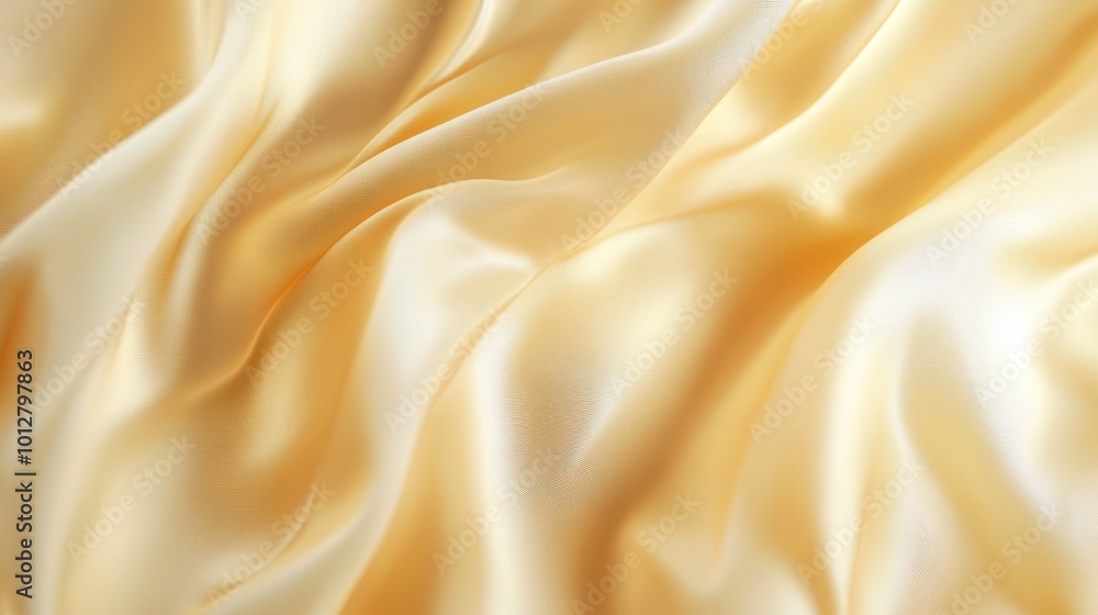 Obraz premium Golden Silk Drapes