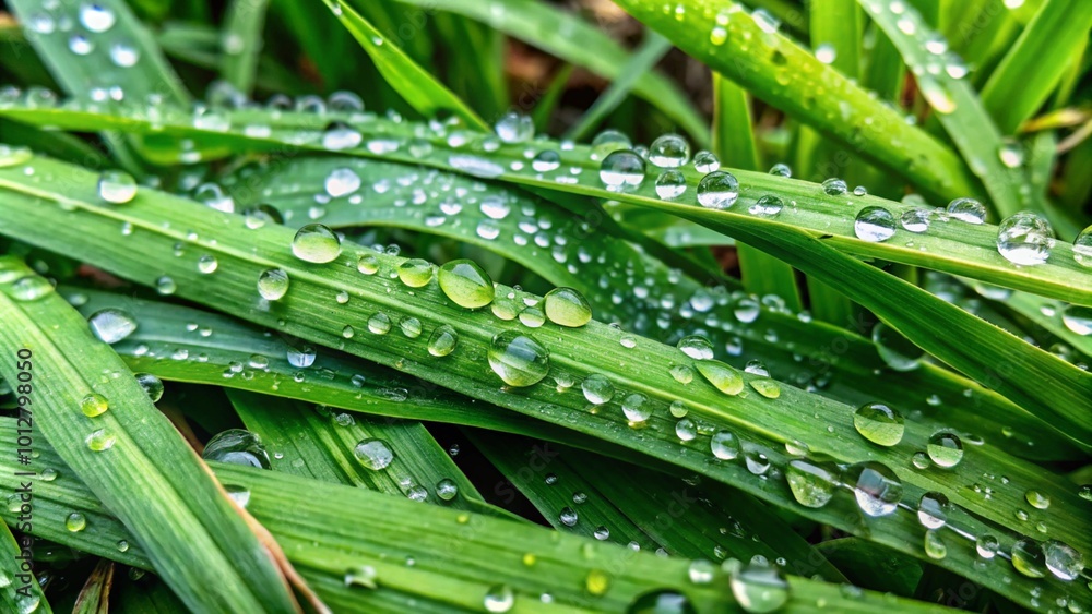 grass with dew drops background grass with dew drops background