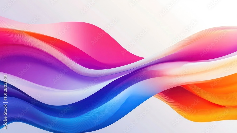 Abstract Colorful Waves Abstract Colorful Waves