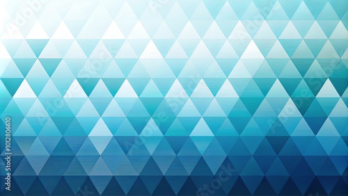 Abstract Geometric Pattern With Gradual Color Transitions From Light To Dark Blue