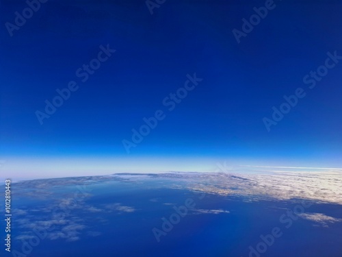 clouds over the sea