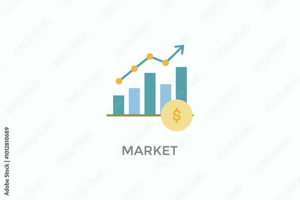 Market Vector Icon Or Logo Illustration