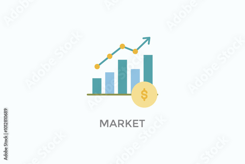 Market Vector Icon Or Logo Illustration