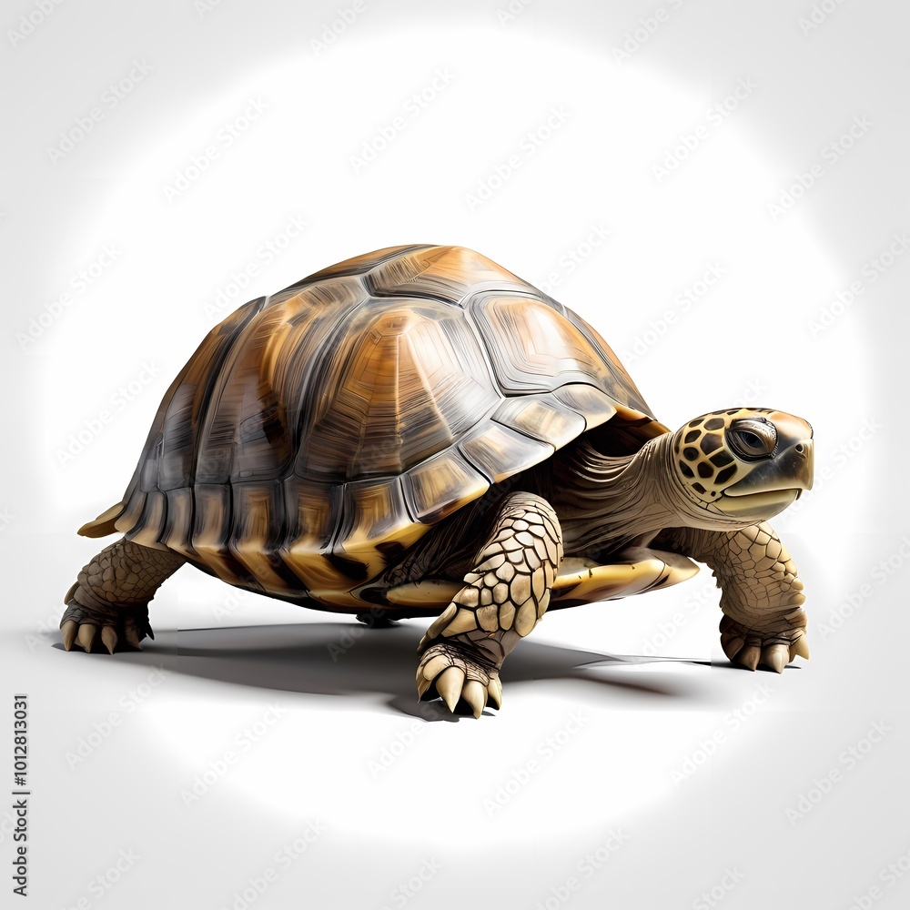 Obraz premium turtle on a white background