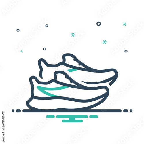 Mix icon for shoes