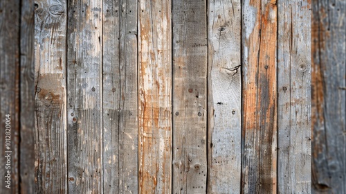 Close-up of weathered wooden planks with a rustic, aged texture