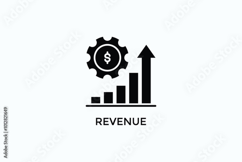 Revenue Vector Icon Or Logo Illustration