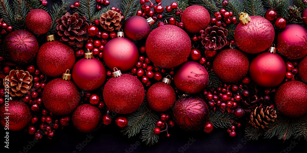 Christmas motifs depicting children, Christmas tree baubles and snow.AI generative. Christmas motifs depicting children, Christmas tree baubles and snow.AI generative.