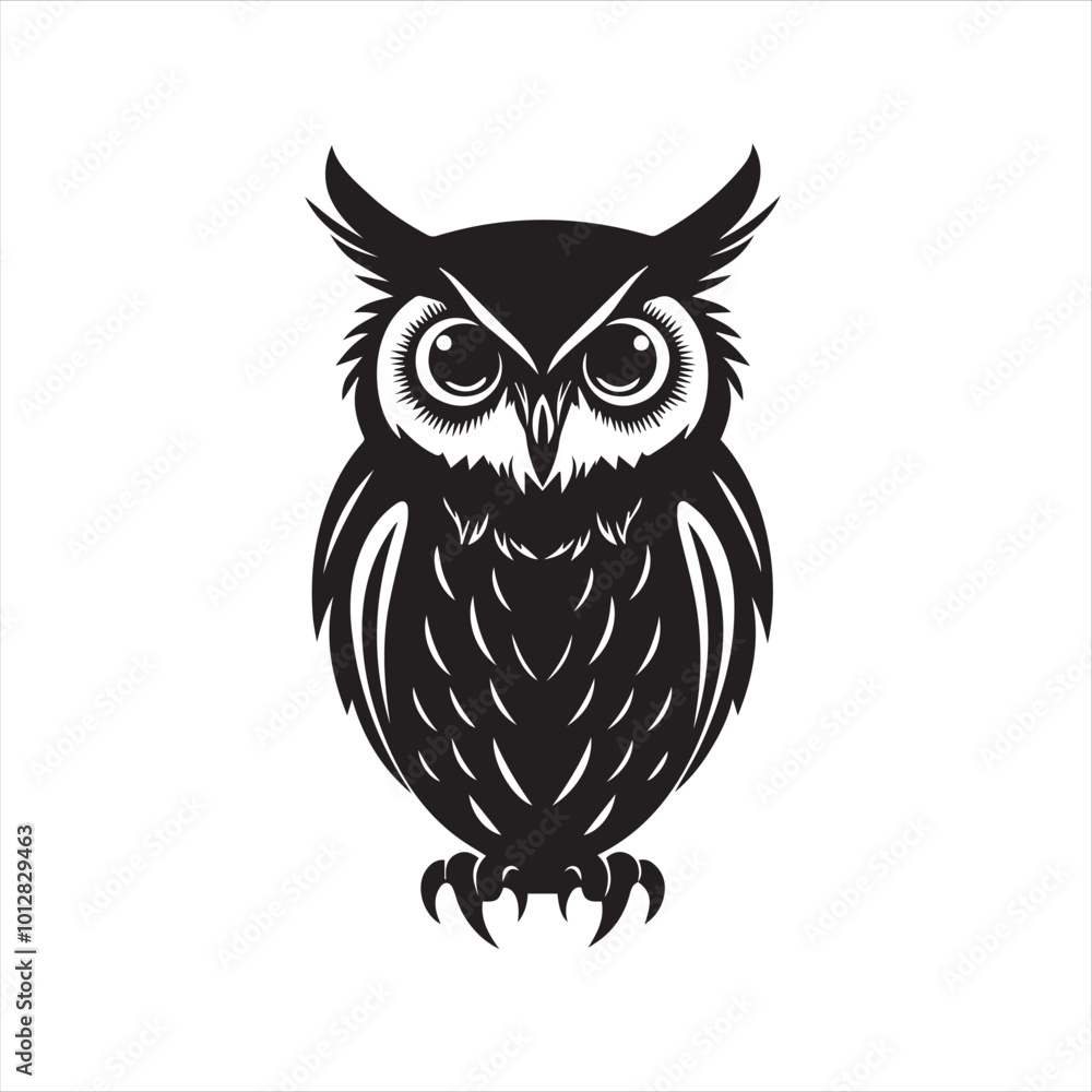Fototapeta premium owl vector illustration