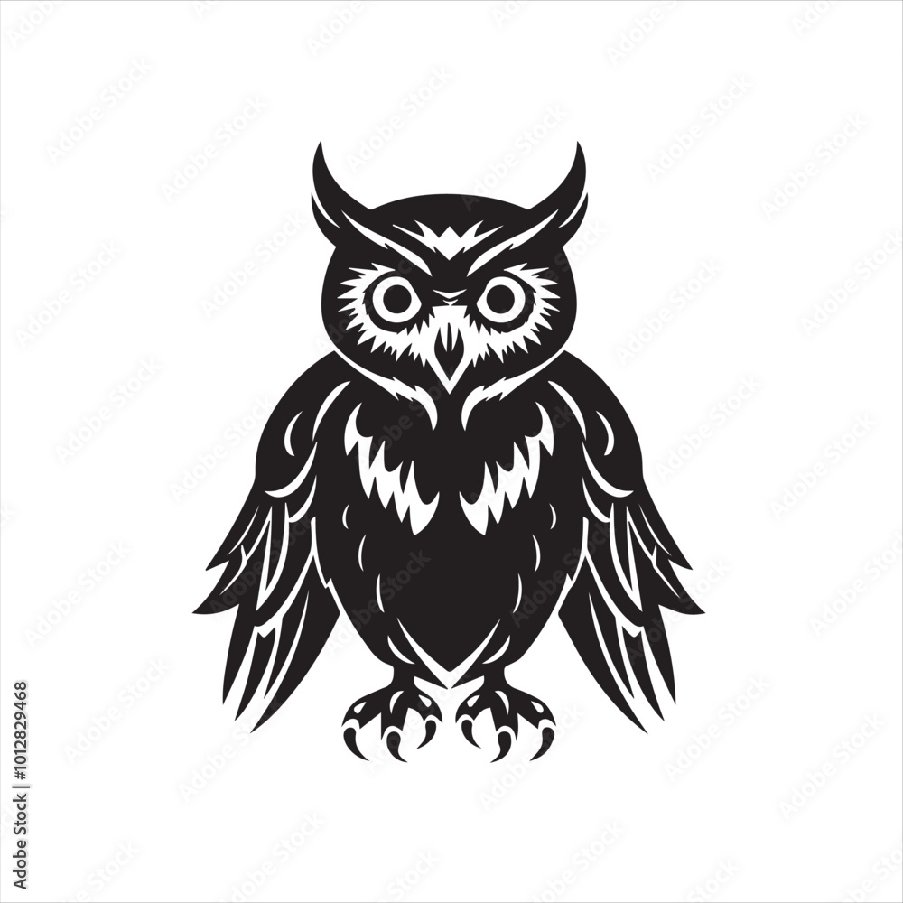 Fototapeta premium owl vector illustration