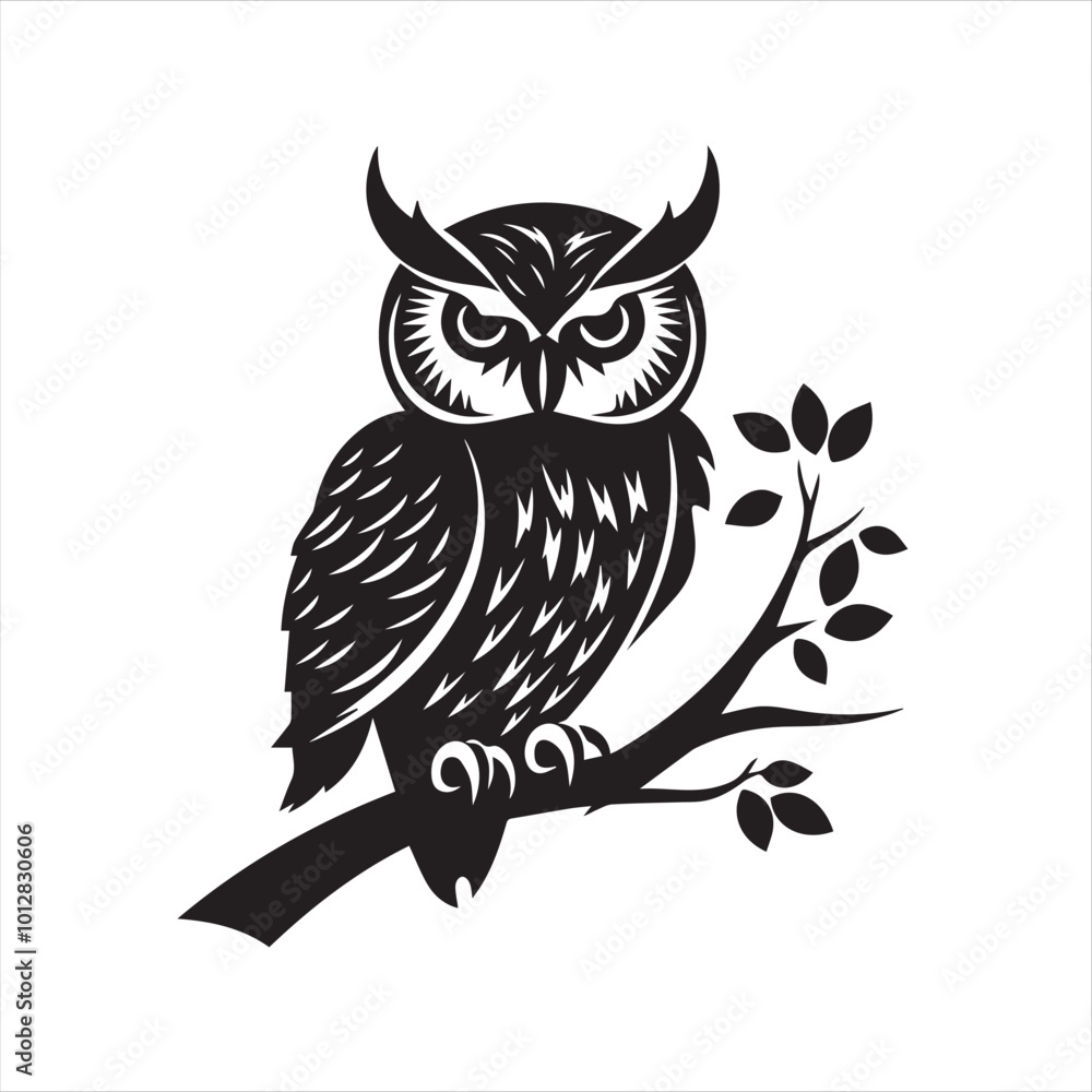 Obraz premium owl vector illustration
