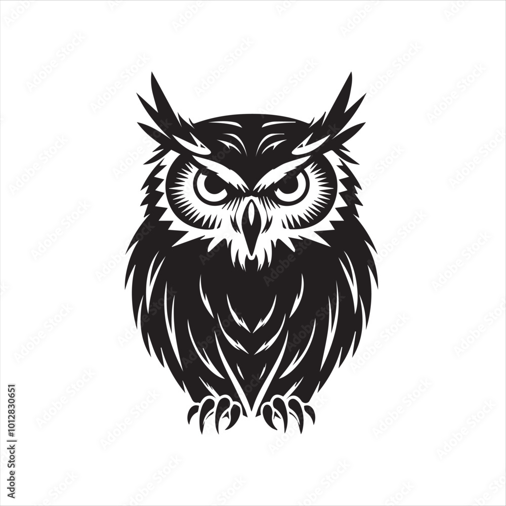 Obraz premium owl vector illustration