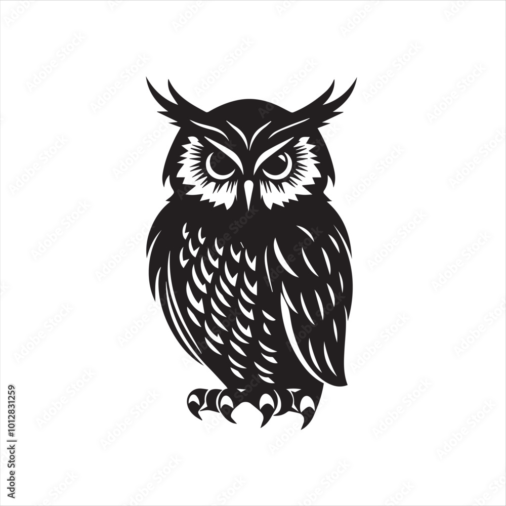 Fototapeta premium owl vector illustration