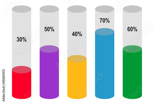 diagram percentage infographic