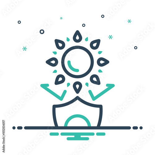 Mix icon for protection