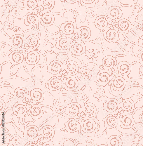 seamless pattern with flowers