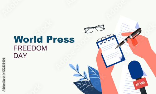World press freedom day background